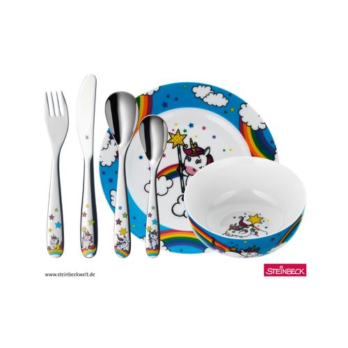 WMF Kinderbesteck »Einhorn, 6-teilig«, (Set, 6 tlg.)