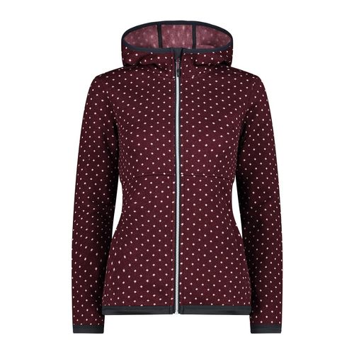 CMP Strickfleecejacke »WOMAN JACKET FIX HOOD«, mit Kapuze