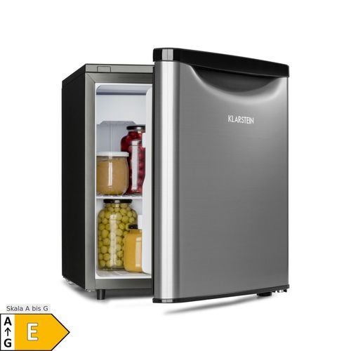 Yummy Kühlschrank mit Gefrierfach 45 Liter 42dB Silbermetallik 45 Liter