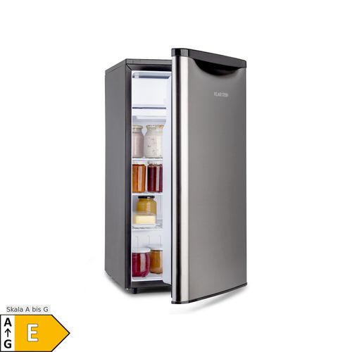 Yummy Kühlschrank mit Gefrierfach 90 Liter 42dB Silbermetallik 92 Liter