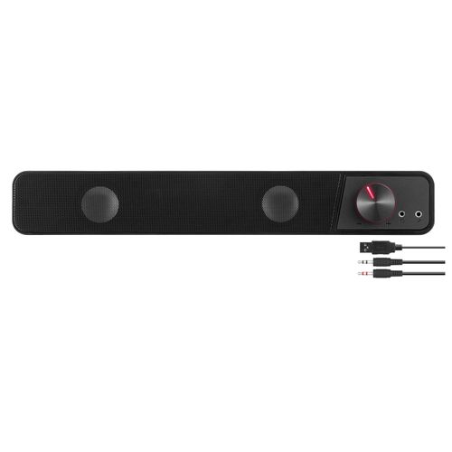 SPEEDLINK BRIO Stereo Soundbar, black