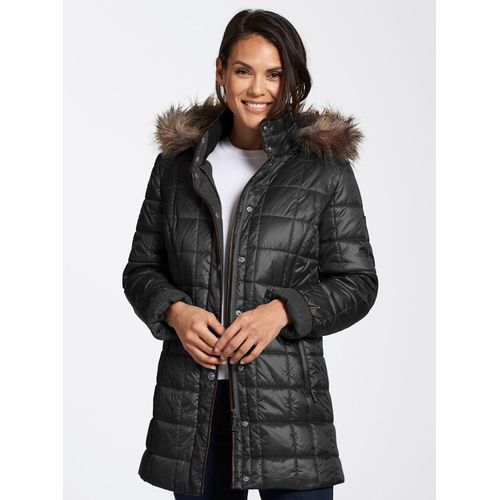 Steppjacke CASUAL LOOKS, Damen, Gr. 38, schwarz, 60% Polyester, 40% Polyamid, unifarben, Jacken