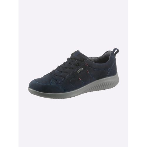 Schnürschuh JOMOS, Damen, Gr. 42, blau (marine), Veloursleder, Schuhe