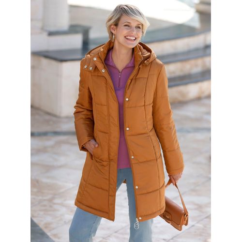 Steppjacke CLASSIC BASICS, Damen, Gr. 50, braun (cognac), 100% Polyester, Wattierung:100% Polyester, unifarben, Langarm, Jacken