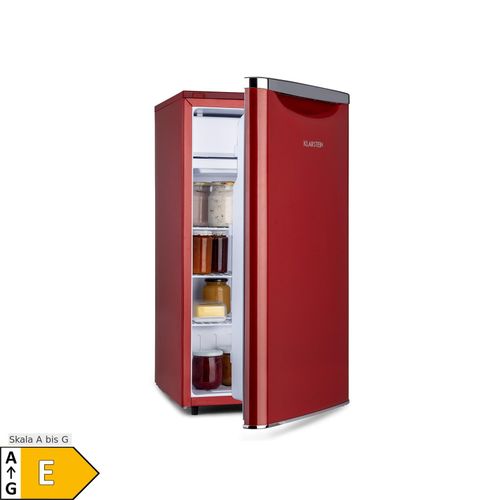 Yummy Kühlschrank mit Gefrierfach 90 Liter 42dB Rot 92 Liter