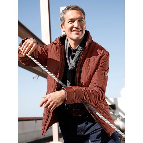 Steppjacke MARCO DONATI, Herren, Gr. 52, rot (rotbraun), 100% Polyester, Wattierung:100% Polyester, unifarben, Langarm, Jacken