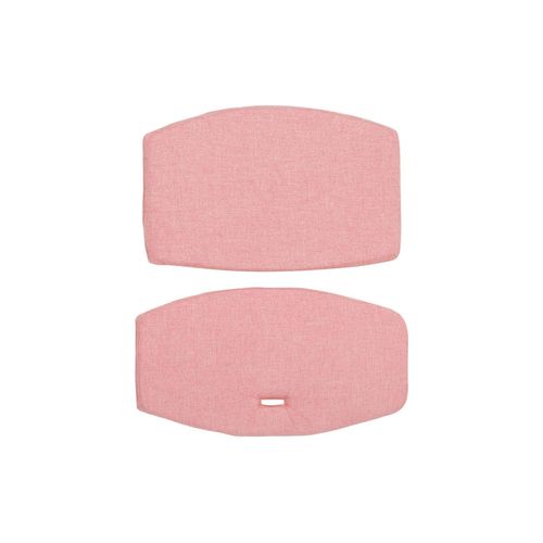 Chipolino Kinder-Kissenset Hochstuhl 2-teiliges Sitzeinlagen-Set für Holz-Stühle rosa