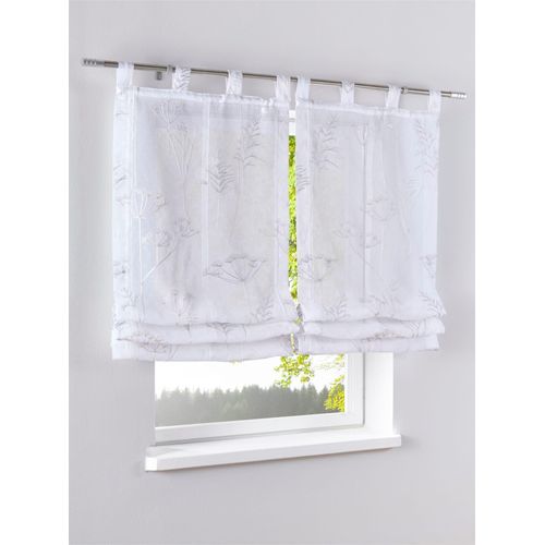 Raffrollo HEINE HOME Gr. 3, weiß (sanftes weiß), B:80cm H:140cm, Raffrollos