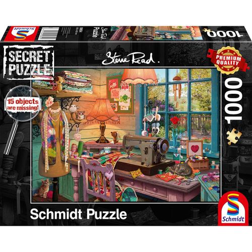 Schmidt Spiele Puzzle Steve Read: Secret Puzzles - Im Nähzimmer