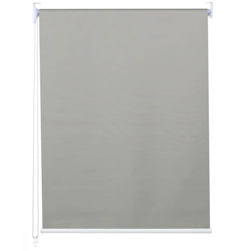 Rollo MCW-D52, Fensterrollo Seitenzugrollo Jalousie, Sonnenschutz Verdunkelung blickdicht 60x160cm ~ grau