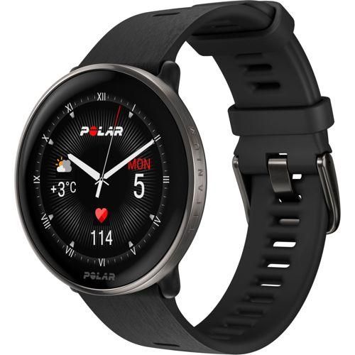 Polar Ignite 3 Titanium Silikonarmband schwarz
