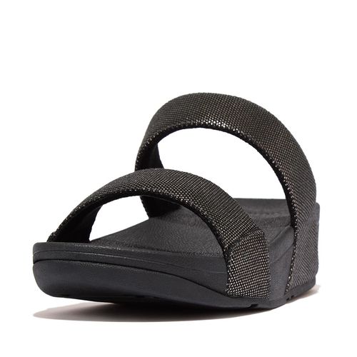 FitFlop Lulu glitz-canvas slides