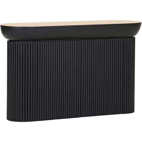 Konsole GUTMANN FACTORY, schwarz, B:40cm H:76cm T:40cm, MDF, Sideboards