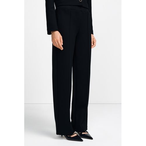 Bügelfaltenhose RICH & ROYAL, Damen, Gr. 42, N-Gr, schwarz, Web, Obermaterial: 58% Polyester, 36% Lyocell, 6% Elasthan, casual, lang, Hosen, Mit elastischem Bund