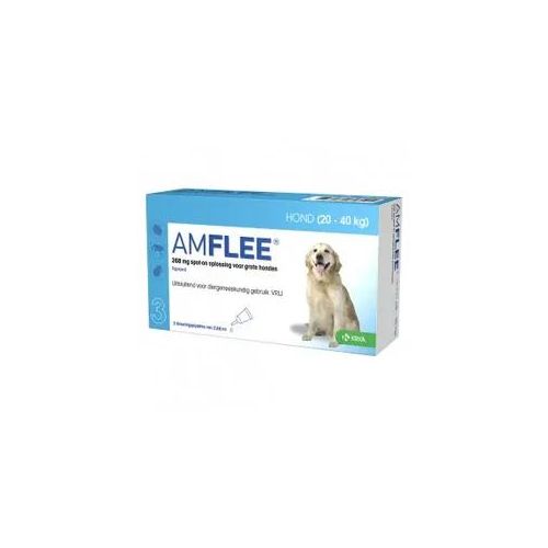 Amflee Spot-On (268 mg) Hund L (20 - 40 kg) 3 Pipetten