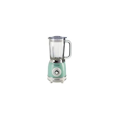 Standmixer Vintage green, Glasbecher hellgrün, 1.000 Watt, 1,5 Liter
