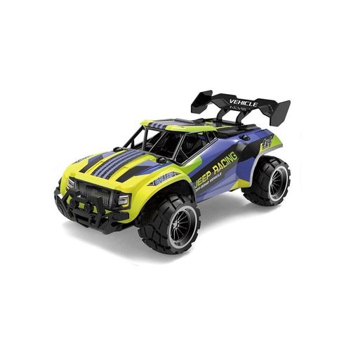 TEC-TOY Speed Racing Dirt Stars - Jeep Racing - R/C 1:20 2.4G 3.7V Li-ion - Blue/yellow