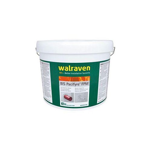 Walraven Pacifyre Brandschutz-Mörtel 2180015300 15 Kg, Eimer