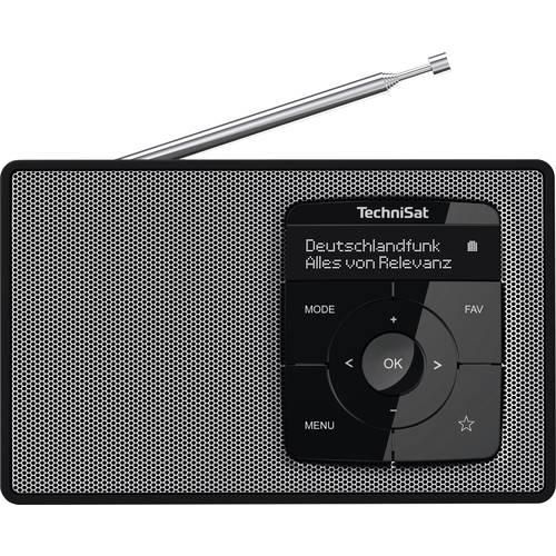 TechniSat DIGITRADIO 2 Tischradio DAB+, UKW DAB+, UKW, Bluetooth® Weckfunktion Schwarz/Silber