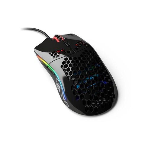 Glorious Model O- (Small) - Glossy Black - Gaming Maus (Schwarz mit RGB)