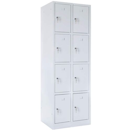 BRB 74310 Fächerschrank 180 x 50 x 60 cm - 2x4 Fächer