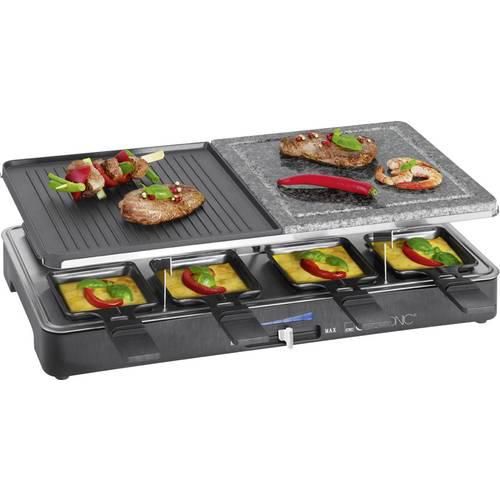 Clatronic RG 3518 Raclette 8 Pfännchen Schwarz