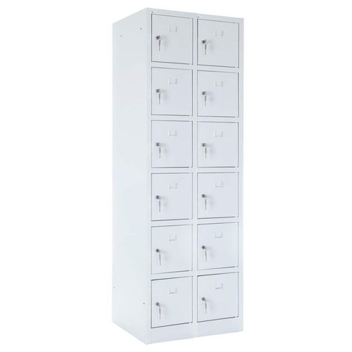 BRB 74324 Fächerschrank 180 x 50 x 60 cm - 2x6 Fächer