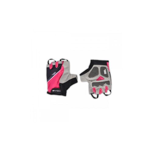 Byox Kinder-Fahrradhandschuhe AU201 pink Gel-Polster, Klett, Größe S (4)