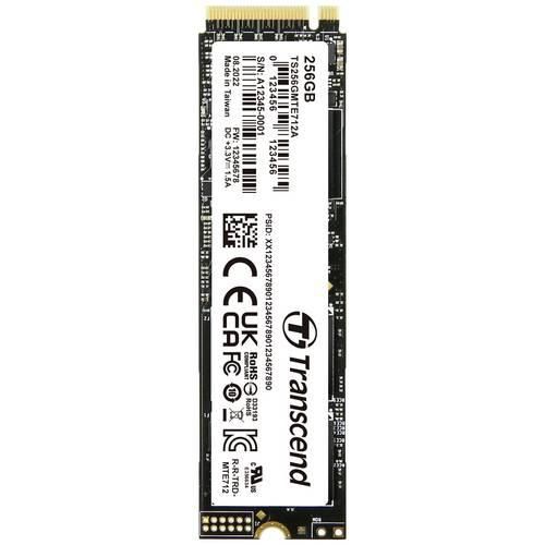 Transcend MTE712A 256 GB Interne M.2 PCIe NVMe SSD 2280 PCIe NVMe 4.0 x4 Industrial TS256GMTE712A