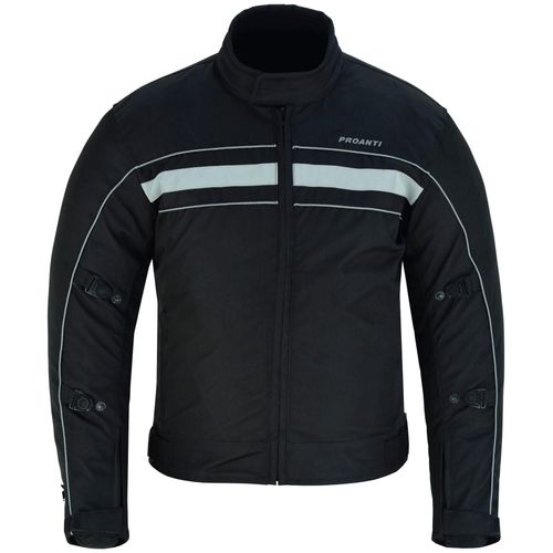 Motorradjacke PROANTI Gr. XL, schwarz, Jacken, XL, Obermaterial: 100% Polyester