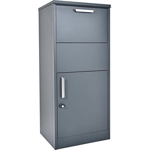 Westmann Stahl Paketbox Pepe Anthrazit 50x39x114 cm
