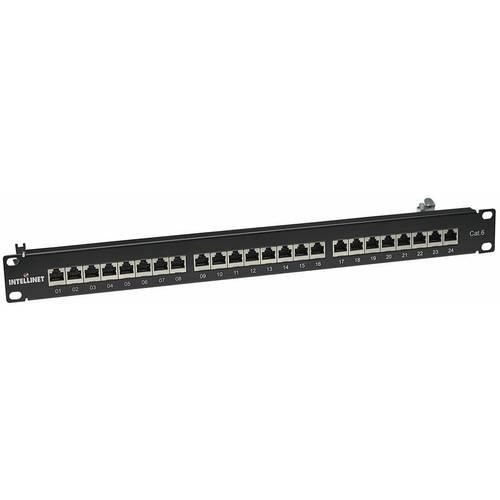 Intellinet 720038 24 Port Netzwerk-Patchpanel 483 mm (19) CAT 6 1 HE Bestückt