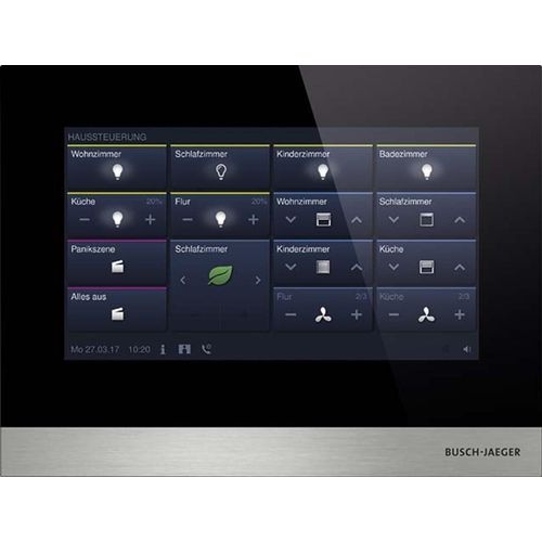 BUSCH-JAEGER Video-Haustelefon LAN PAL 178mm sw 2TMA130050B0066