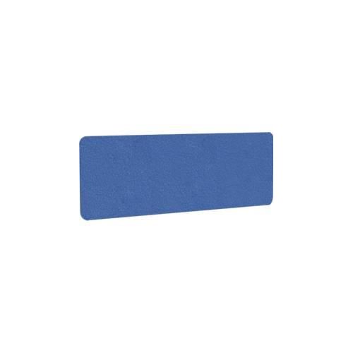 Akustik Tischtrennwand AKUSTIX Vario, Schallabsorptionsklasse B, Stärke 18 mm, ohne Halterungen, B 1800 x H 600 mm, PET-Filz, blau