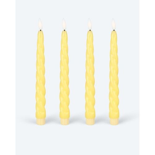 Stabkerzen Glossy, 4tlg.