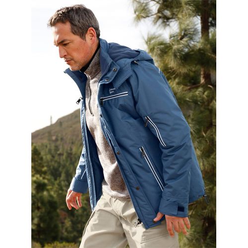 Funktionsjacke CATAMARAN, Herren, Gr. 52, blau (dunkelblau), 100% Polyester, Wattierung:100% Polyester, unifarben, Jacken