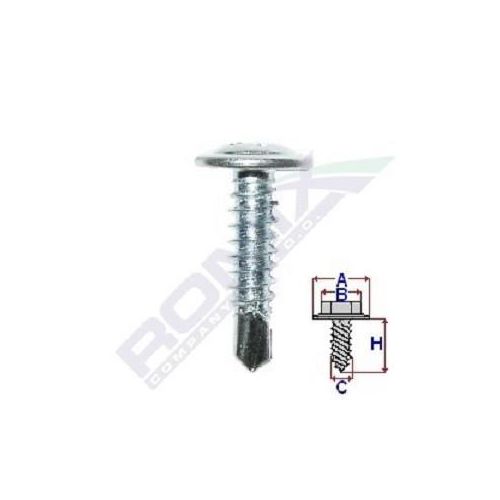 ROMIX Blechschraube C60160