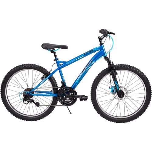 Jugendfahrrad HUFFY Gr. 41, blau, Fahrräder, Kinder, 41cm, 24 Zoll (60,96cm) hinten: 24 Zoll (60,96cm)