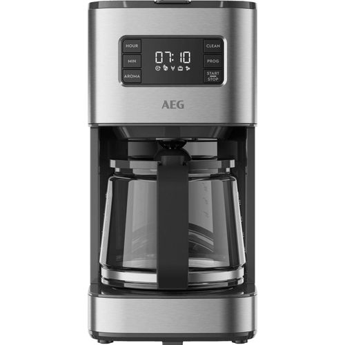 AEG Filterkaffeemaschine "Gourmet 6 CM5-1-6ST", grau (edelstahl), 1,25 l, 10 Tasse(n), Kaffeemaschinen