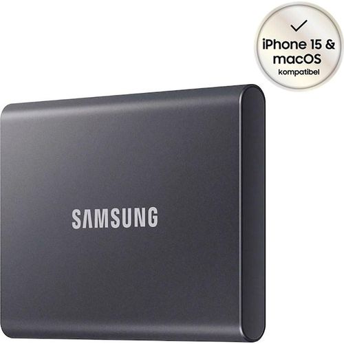 SAMSUNG SSD-Festplatte "T7", grau, 1 TB, Festplatten