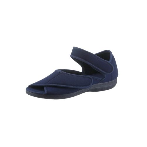 Hausschuh CLASSIC, Damen, Gr. 42, blau (marine), Textil, Schuhe