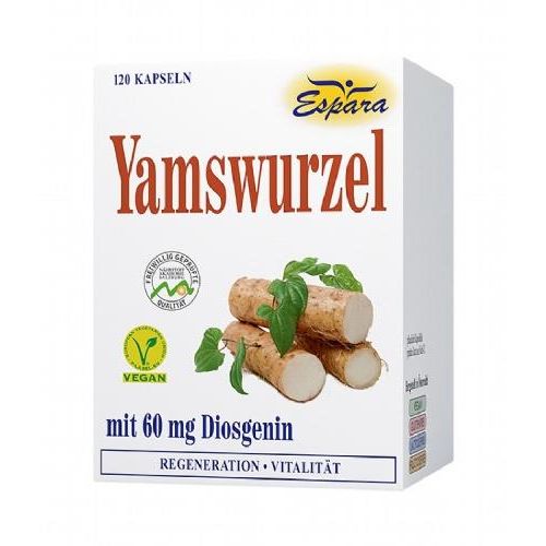 Espara Yamswurzel-Extrakt, 300mg, 120 Kapseln [555,74 EUR pro kg]