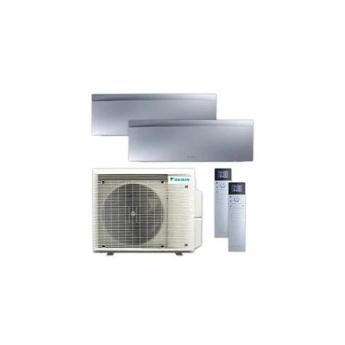 DAIKIN Klima-Set Emura 3 | FTXJ25+FTXJ25 | silber | 2,5 kW + 2,5 kW