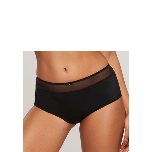 Panty NUANCE, Damen, Gr. 48/50, schwarz, Microtouch, Obermaterial: 85% Polyamid, 15% Elasthan, körpernah, Unterhosen, mit transparentem Bund und Zierschleife