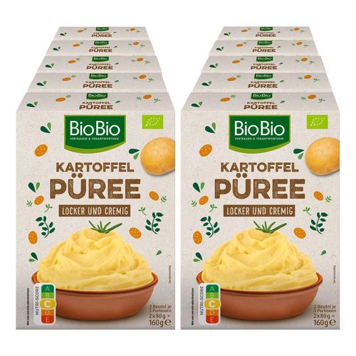 BioBio Kartoffelpüree 2 x 500 ml, 10er Pack