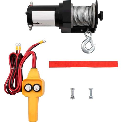 Prolenta Premium - 12 V Elektrische Seilwinde 907 kg Kabel-Fernbedienung
