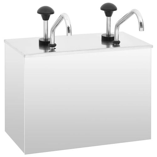 Prolenta Premium - Saucen-Spender Edelstahl 2 x 3,5 L