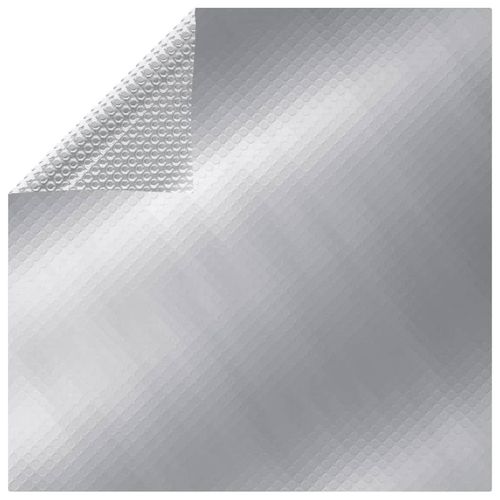 Prolenta Premium - Rechteckige Poolabdeckung 1000x600 cm PE Silbern