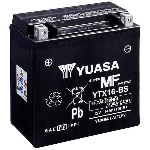 Yuasa YTX16 Motorradbatterie 12 V 14 Ah