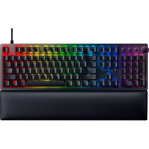 RAZER Tastatur "Huntsman V2 - Optical Sound Switch", schwarz, B:44,43cm H:3,8cm T:23,15cm, Tastaturen